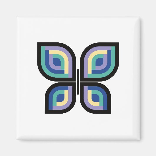 Petal Prism Butterfly Magnet (Vorne)