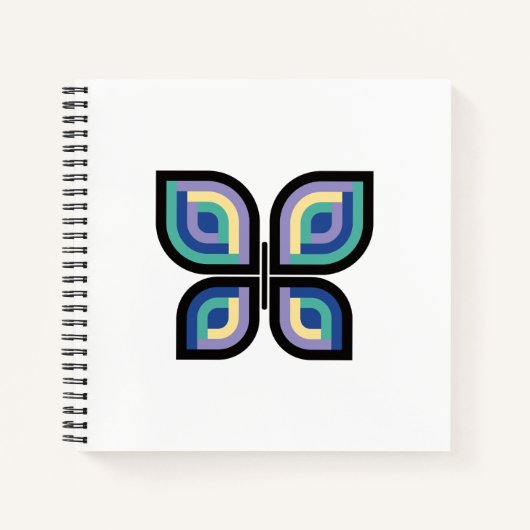 Petal Prism Butterfly Notizblock (Vorderseite)
