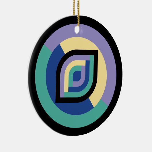 Petal Prism (Focus) Keramik Ornament (Rechts)