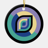 Petal Prism (Fokus) Keramik Ornament (Vorne)