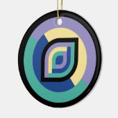 Petal Prism (Fokus) Keramik Ornament (Links)