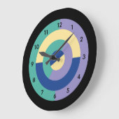 Petal-Prisma (Kreisform) Große Wanduhr (Winkel)