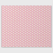 Petal Scallop in Pink and Orange Geschenkpapier (Flach)