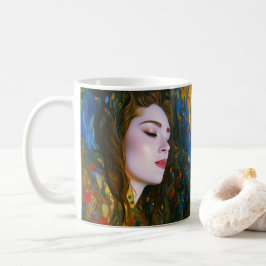 "Petal Serenity" - Frauen im Wasser Kaffeetasse
