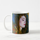 "Petal Serenity" - Frauen im Wasser Kaffeetasse (Links)