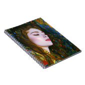 "Petal Serenity" - Frauen im Wasser Notizblock (Rechte Seite)