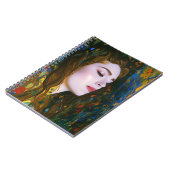 "Petal Serenity" - Frauen im Wasser Notizblock (Linke Seite)