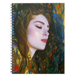 "Petal Serenity" - Frauen im Wasser Notizblock