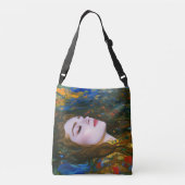 "Petal Serenity" - Frauen im Wasser Tragetaschen Mit Langen Trägern (Rückseite)