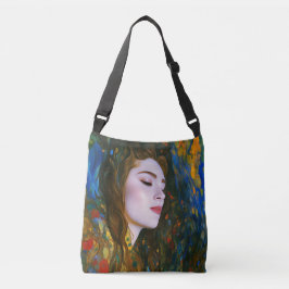 "Petal Serenity" - Frauen im Wasser Tragetaschen Mit Langen Trägern