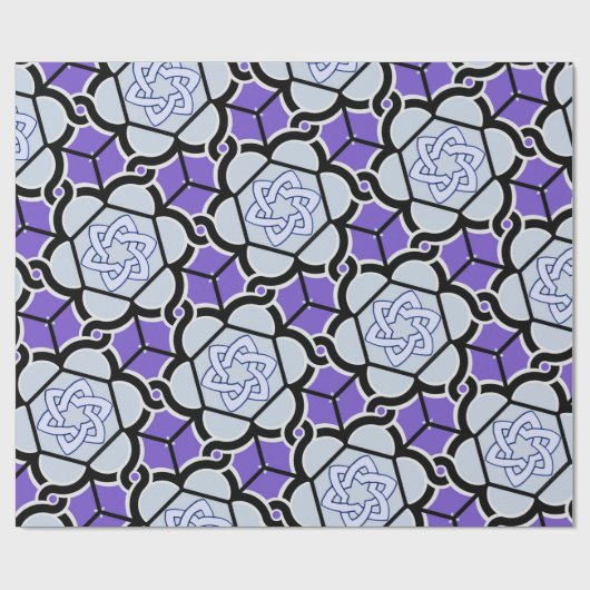 Petal Star Weave Geschenkpapier (Flach)