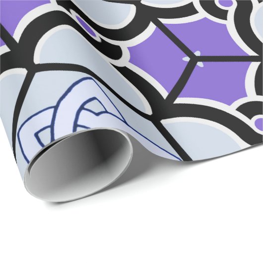 Petal Star Weave Geschenkpapier (Rolleneckpunkt)