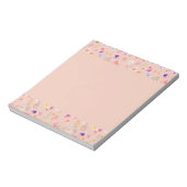 Petal Sweet Notepad - Peach Blush Delight Notizblock (Rotiert)