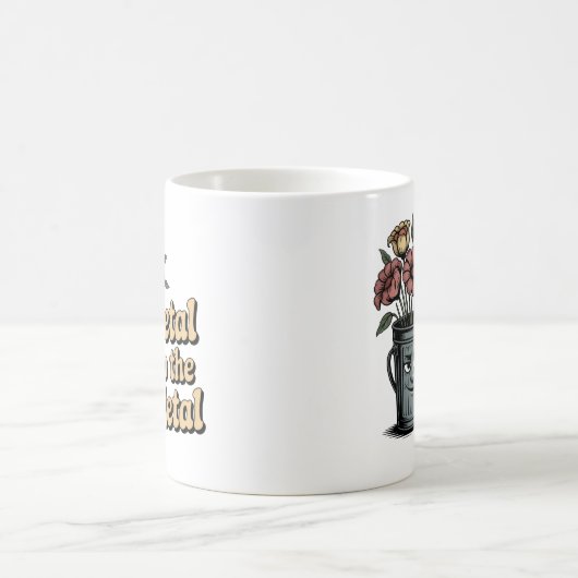 Petal to the Metal | Chaotic Love Humor with Pun Kaffeetasse (Mittel)