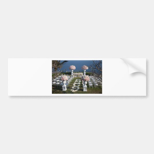 Petal-Wedding-Aisle-Runners-20 Autoaufkleber (Vorne)