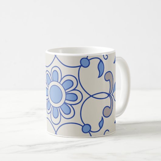 Petal Whimsy Kaffeetasse (VorderseiteRechts)