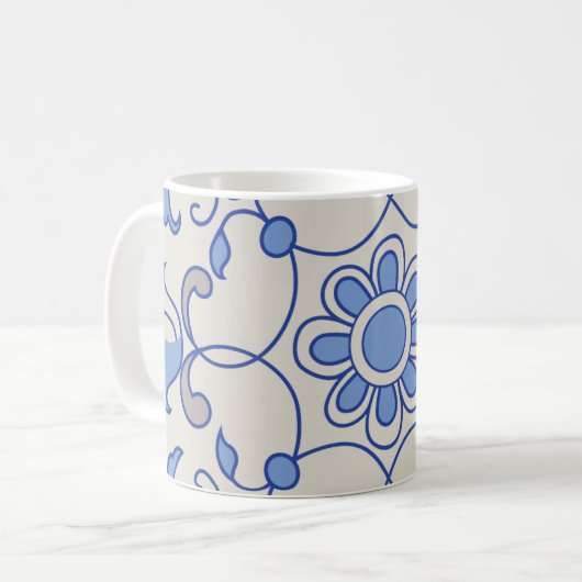 Petal Whimsy Kaffeetasse (Vorderseite Links)