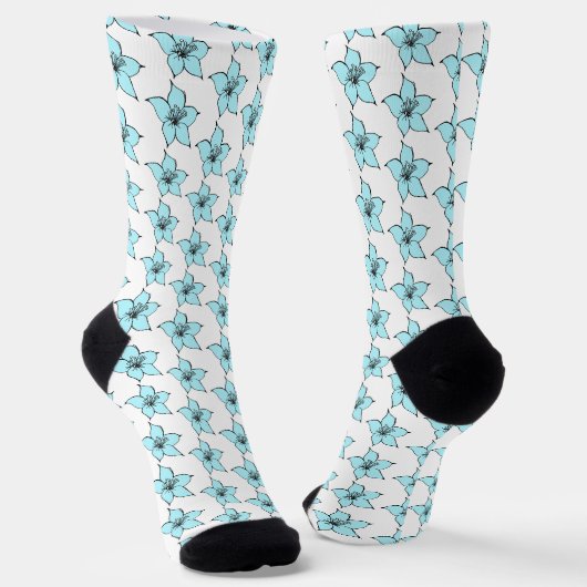 Petalblu Socken (Gewinkelt)