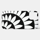 Petalen der schwarzen und weißen Blume Case-Mate iPhone Hülle (Rückseite (Horizontal))