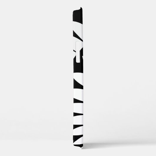 Petalen der schwarzen und weißen Blume Case-Mate iPhone Hülle (Rückseite / Rechts)