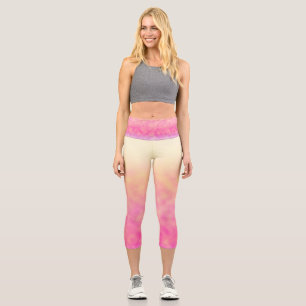 Petalen-Glanz Capri Leggings