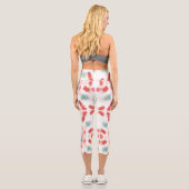 Petalen im Nebel Capri Leggings (Rückseite)