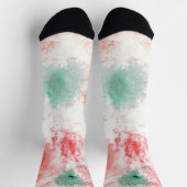 Petalen im Nebel Socken (Oben)