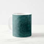 Petalen in Aquamarin Kaffeetasse (Vorderseite Links)