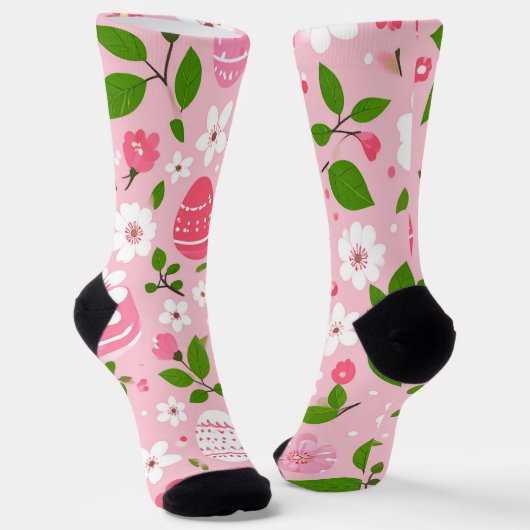 Petalen und gestrichene Eier Socken (Gewinkelt)