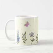 Petalen und Pastelle | Niedliche Blumenkaffee-Tass Kaffeetasse (Links)