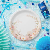 Petalen und Prosecco Pappteller (Party)