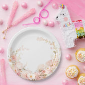 Petalen und Prosecco Pappteller (Party)