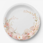 Petalen und Prosecco Pappteller (Vorderseite)