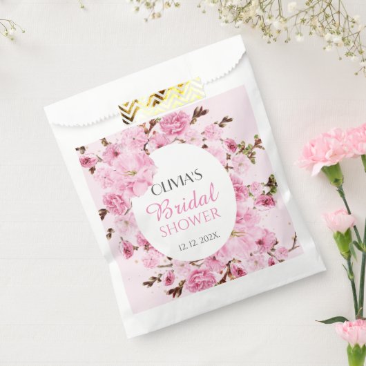 Petalen und Prosecco Pink Brautparty Geschenktütchen (Versiegelt)