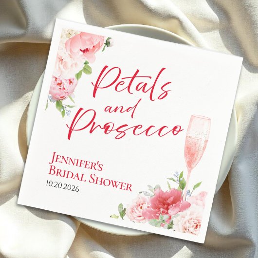 Petalen und Prosecco | Wild Garden Brautparty Serviette