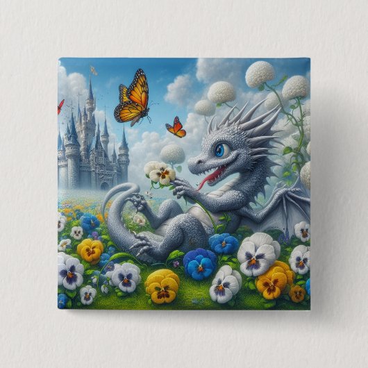 Petalen und Scales Button (Vorderseite)