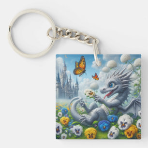 Petalen und Scales Schlüsselanhänger