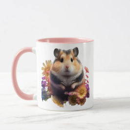 Petalpfähle - Niedliche Tasse des Blumenhamsters