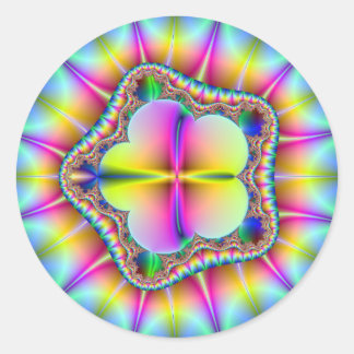 Petals2 Runder Aufkleber