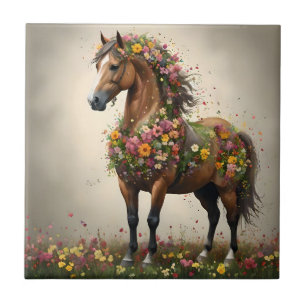 Petals and Hooves: Brawn Horse Fantasy Garden, Fliese
