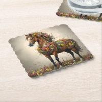 Petals and Hooves: Brawn Horse Fantasy Garden,