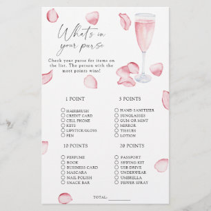 Petals and Prosecco - Was steckt in deinem Handtas