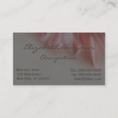 Petals Business Card Visitenkarte (Rückseite)