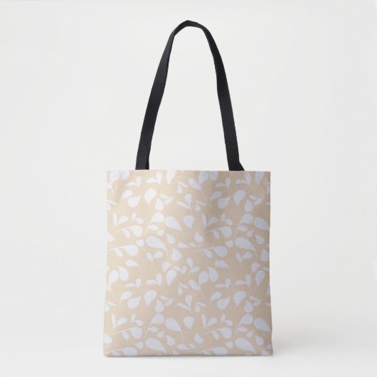 Petals | Coral & White Tasche (Vorderseite)