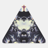 Petals Dreieckiger Aufkleber (Vorderseite)