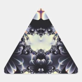 Petals Dreieckiger Aufkleber