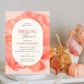 Petals Floral Arch Brautparty Rosa Einladung