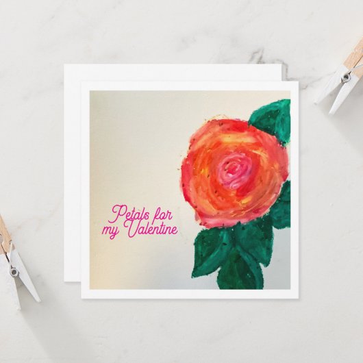 Petals For My Valentine (Vorderseite/Rückseite Beispiel)