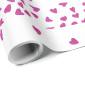 Petals Heart Wrapping Paper Geschenkpapier (Rolleneckpunkt)