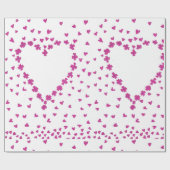 Petals Heart Wrapping Paper Geschenkpapier (Flach)